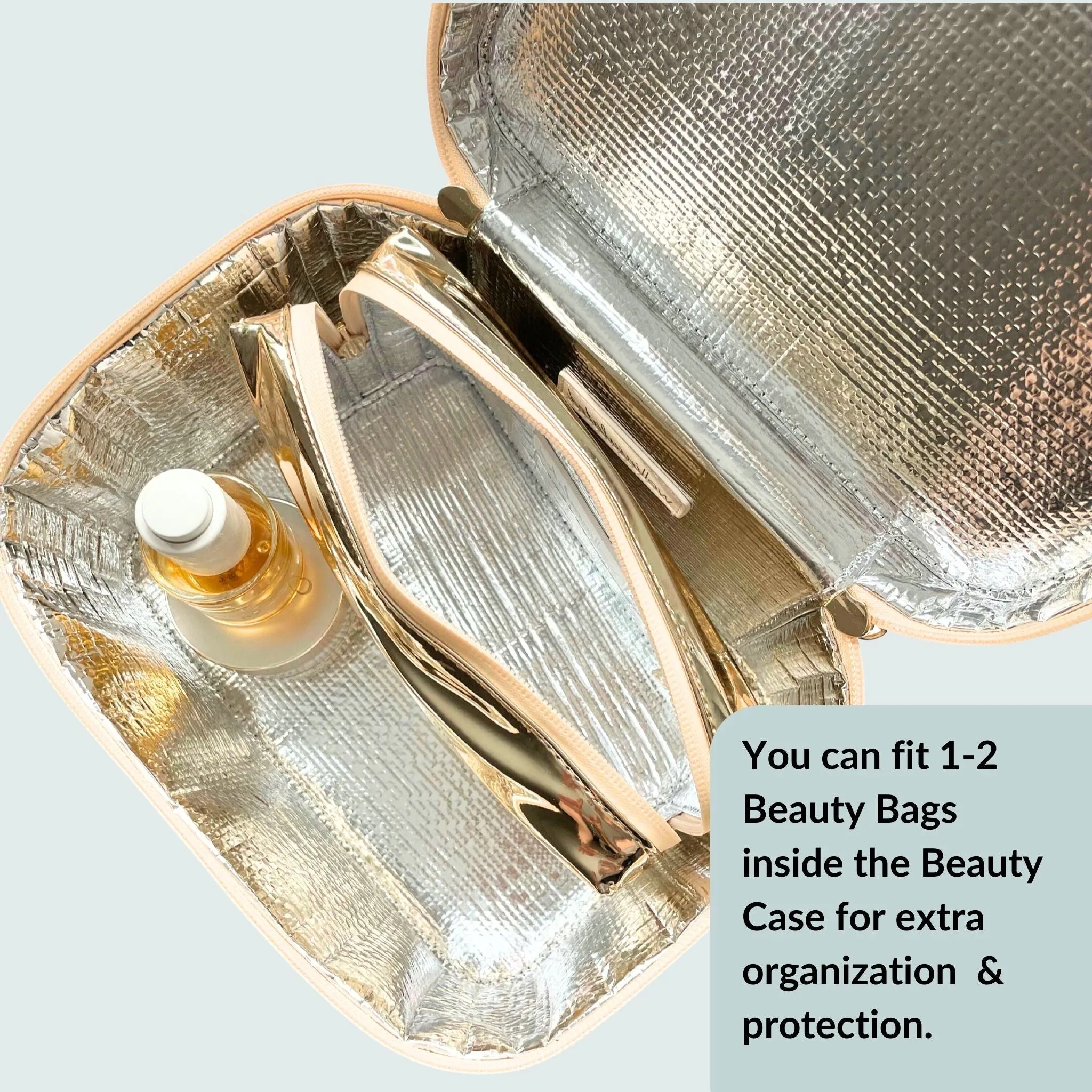 Performance Beauty Case GOLD sold by Larroude product image thumbnail 5