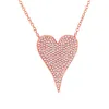 Medium Pave Heart Necklace sold by Larroude