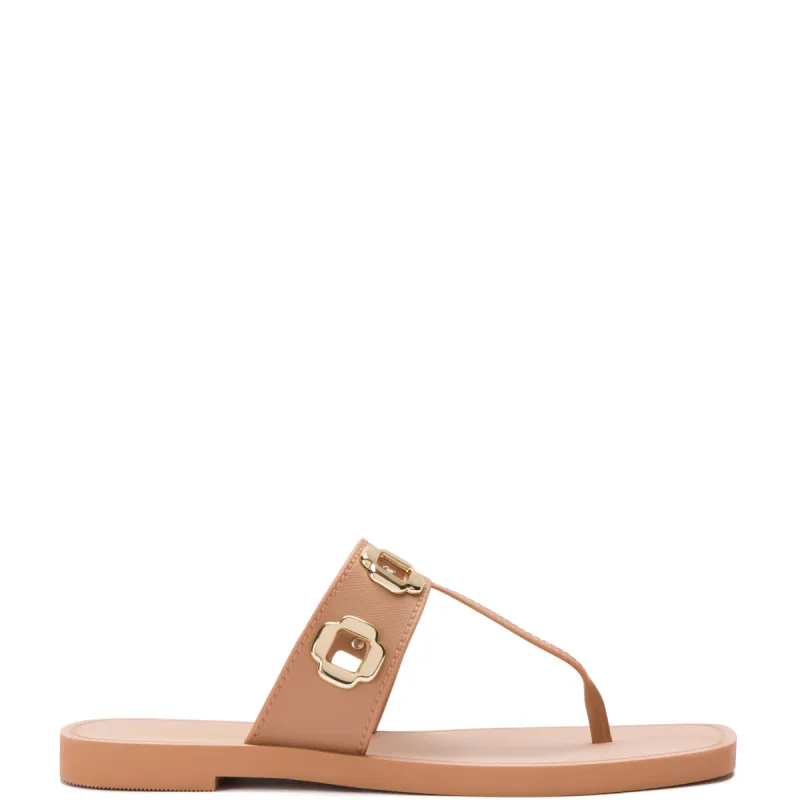 Milan S In Tan PVC sold by Larroude