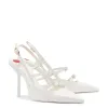 Brooks Pump In White Patent Leather sold by Larroude