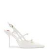 Brooks Pump In White Patent Leather sold by Larroude