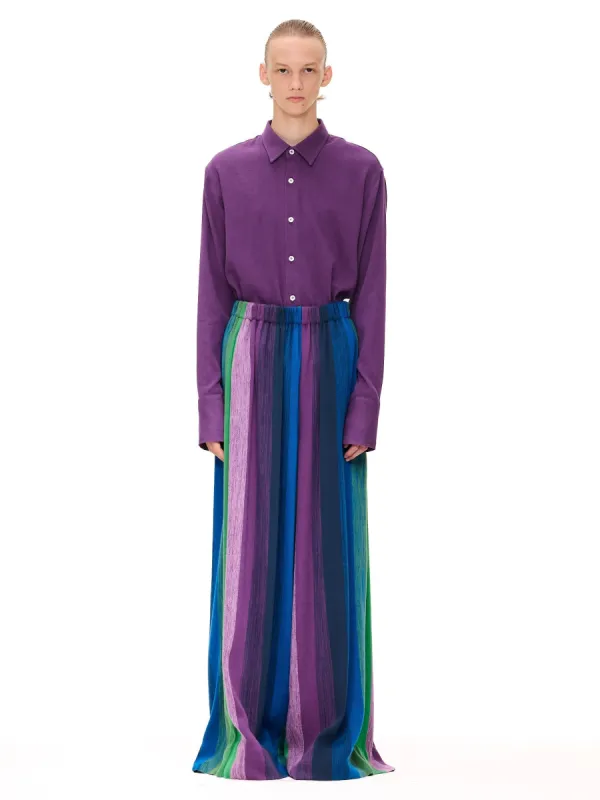 The Wide Leg Pant : Stripe 73 sold by Larroude
