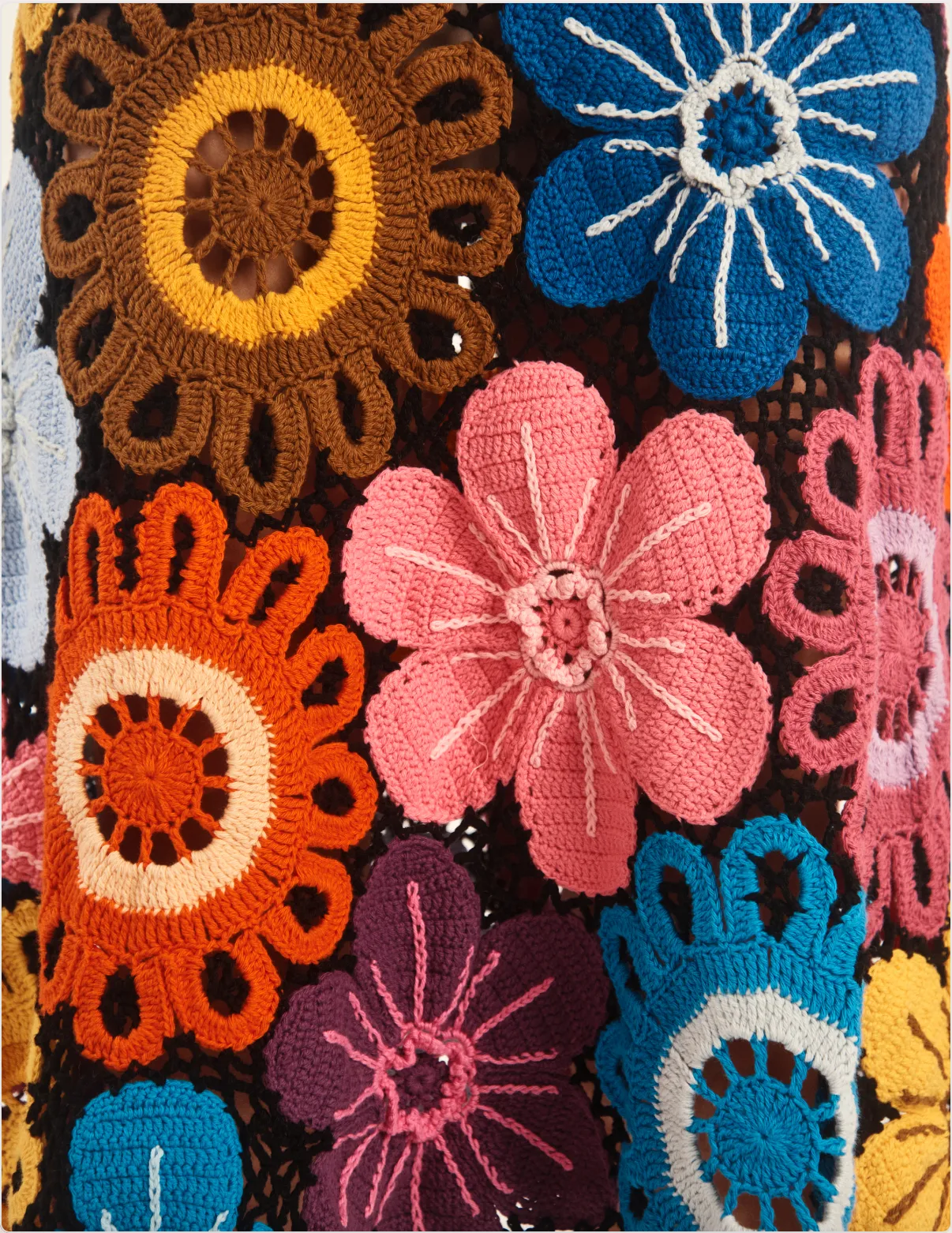 Floral Crochet Cardigan sold by Larroude product image thumbnail 2