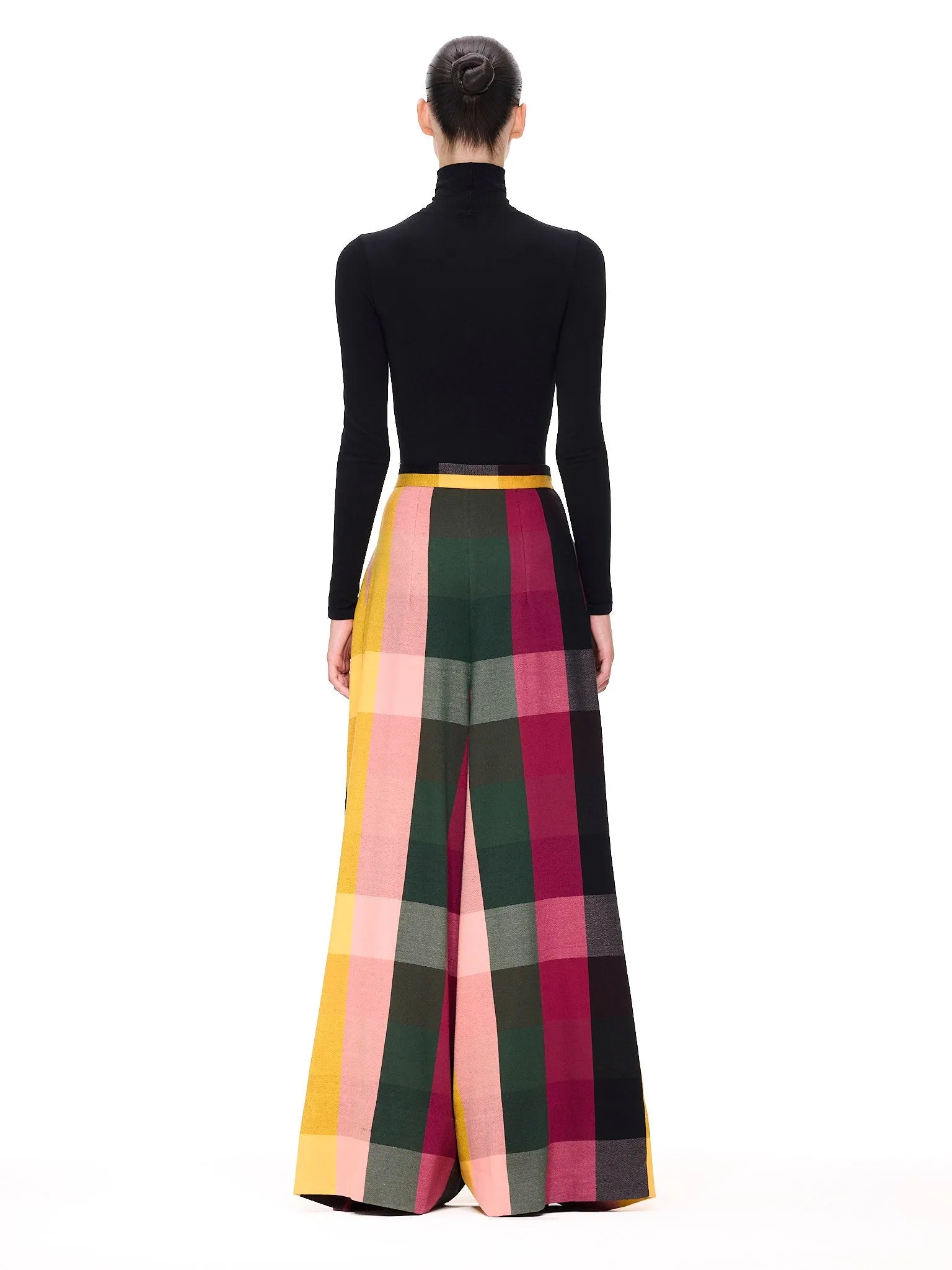 The High Waisted Trouser : Plaid sold by Larroude product image thumbnail 5