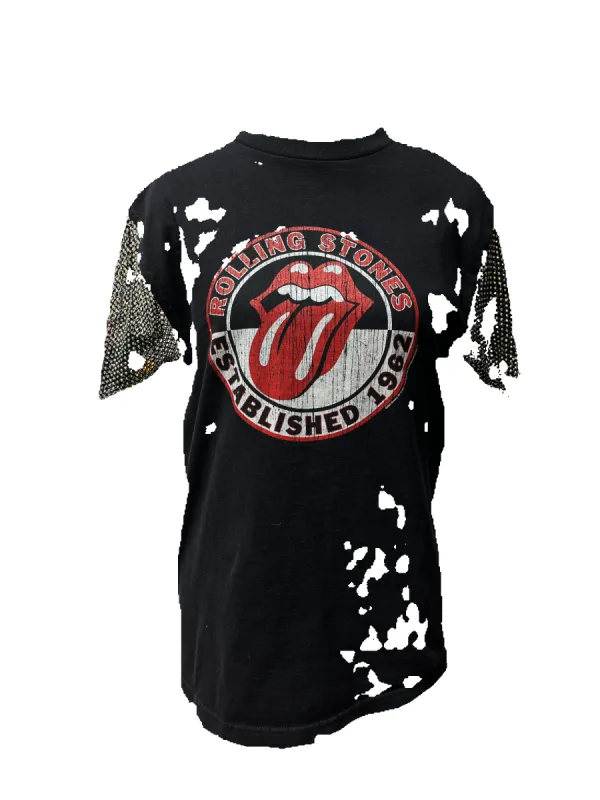 The Rolling Stones Crystal Tee sold by Larroude