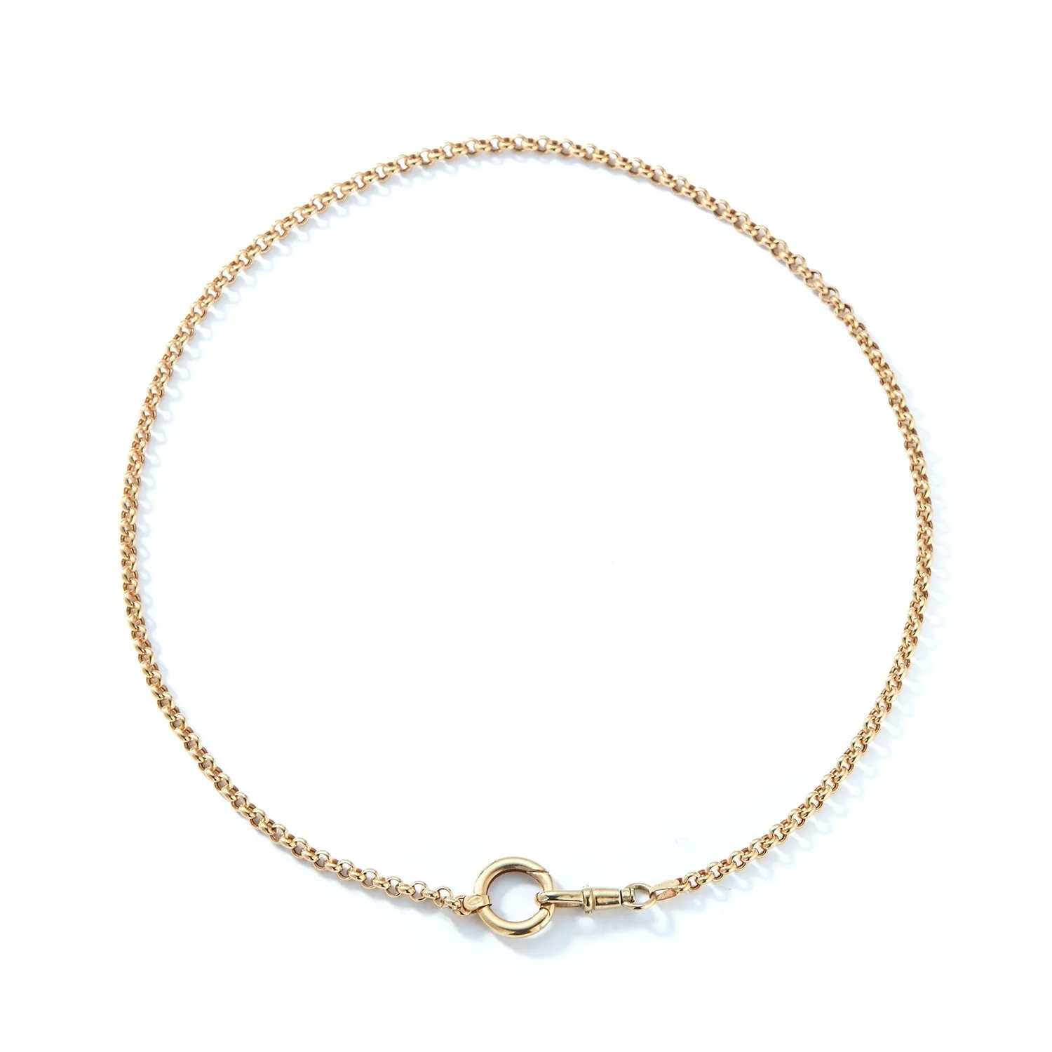 Transitional Belcher Chain with Spinning Dog Clip and Removable Charm Ring sold by Larroude product image thumbnail 3