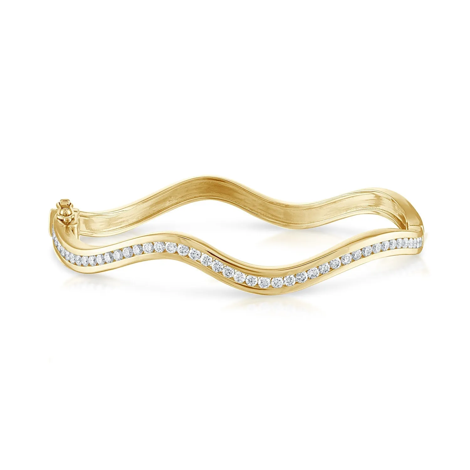 Capri Diamond Bangle sold by Larroude