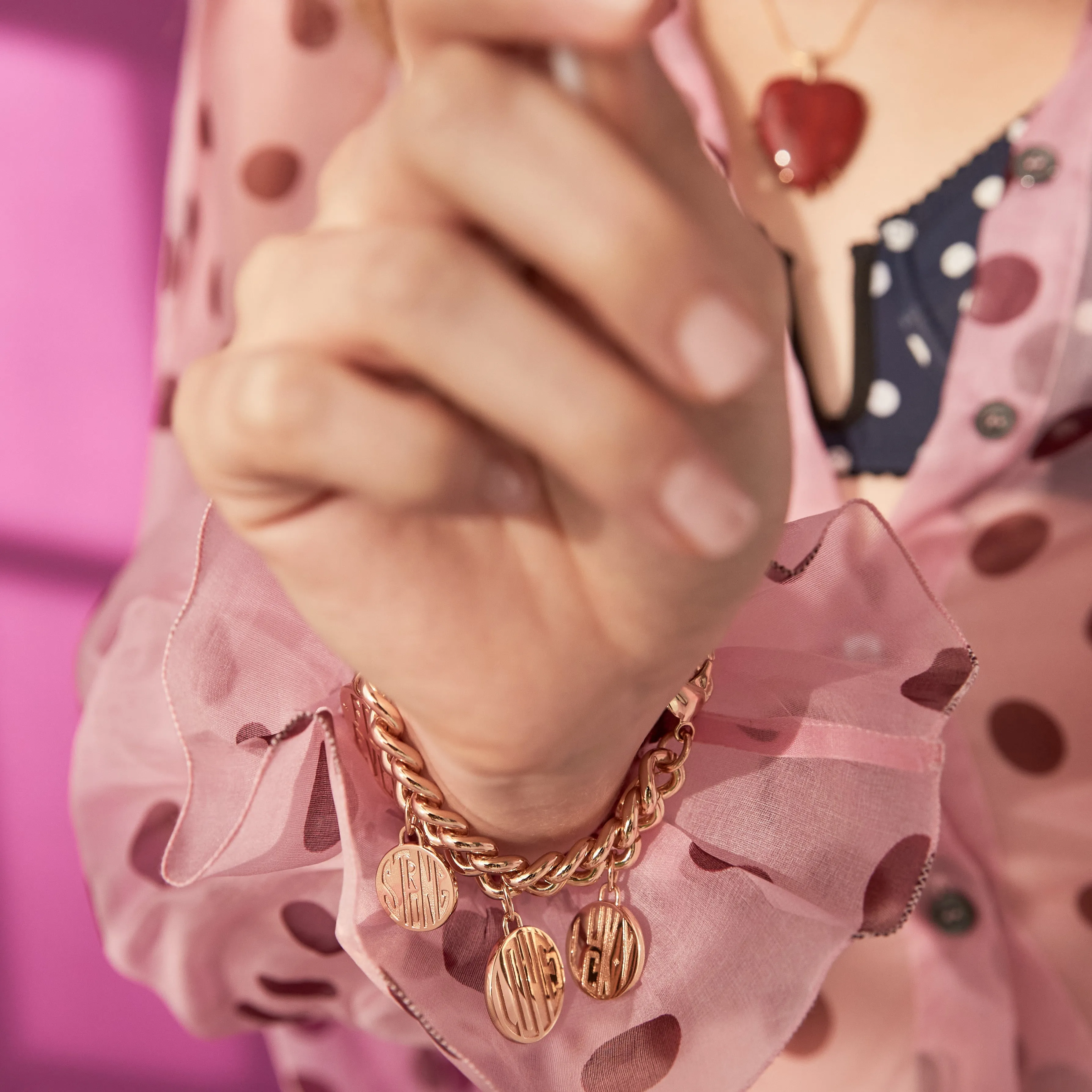 LUCKY Lost Treasure Coin Bracelet sold by Larroude product image thumbnail 4