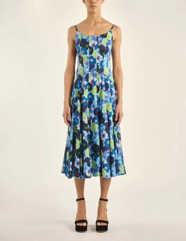 Cami dress in Multi Color Bursting Peony sold by Larroude