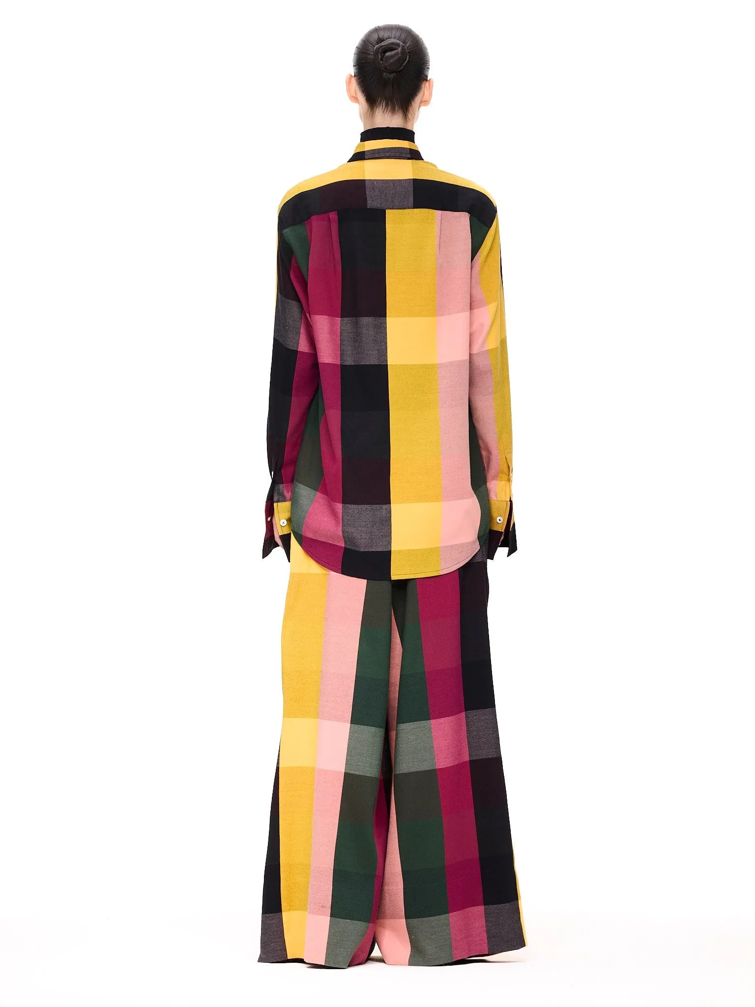 The French Cuff Shirt : Plaid sold by Larroude product image thumbnail 4