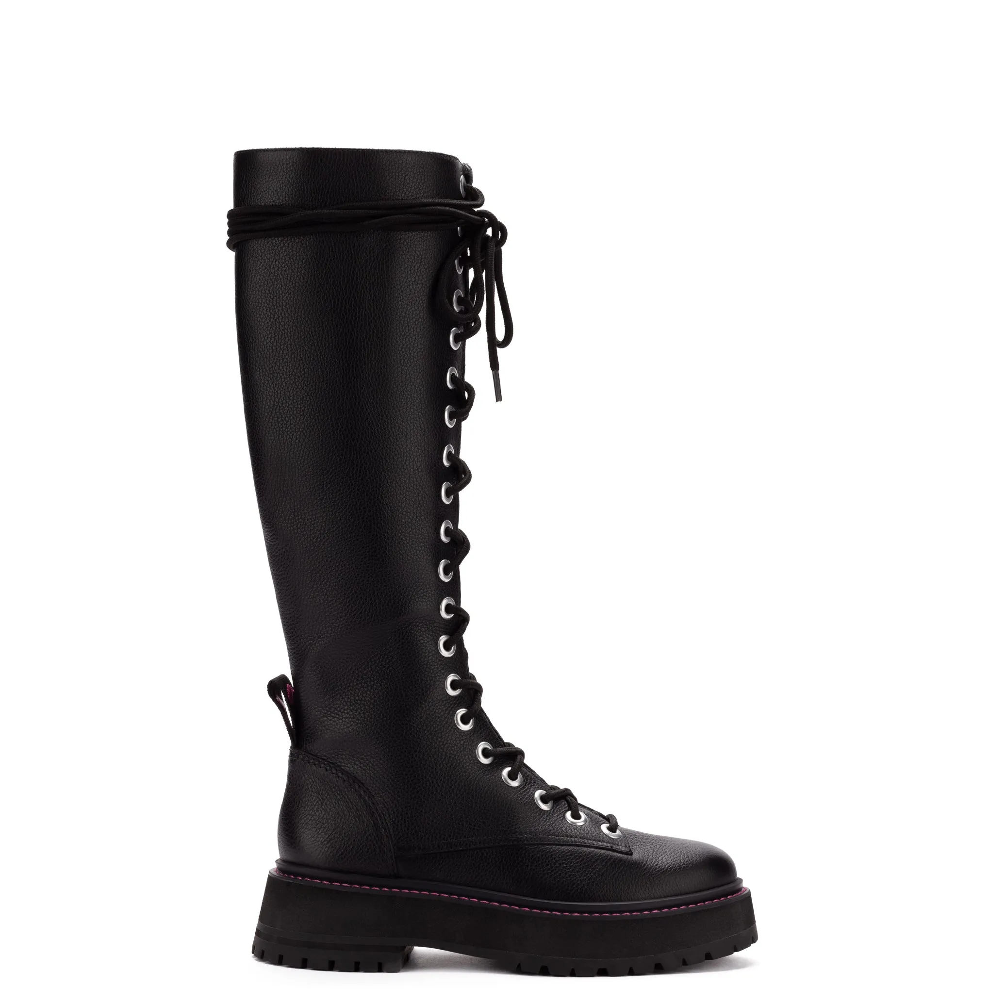 Lara Boot In Black Floater sold by Larroude