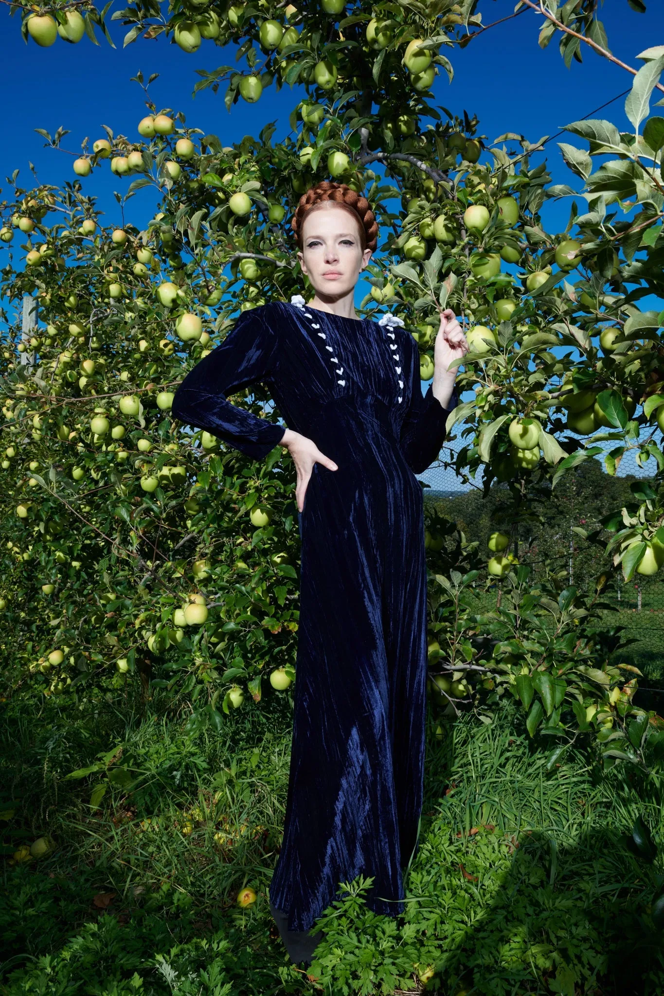 Reem Dress in Navy sold by Larroude product image thumbnail 2