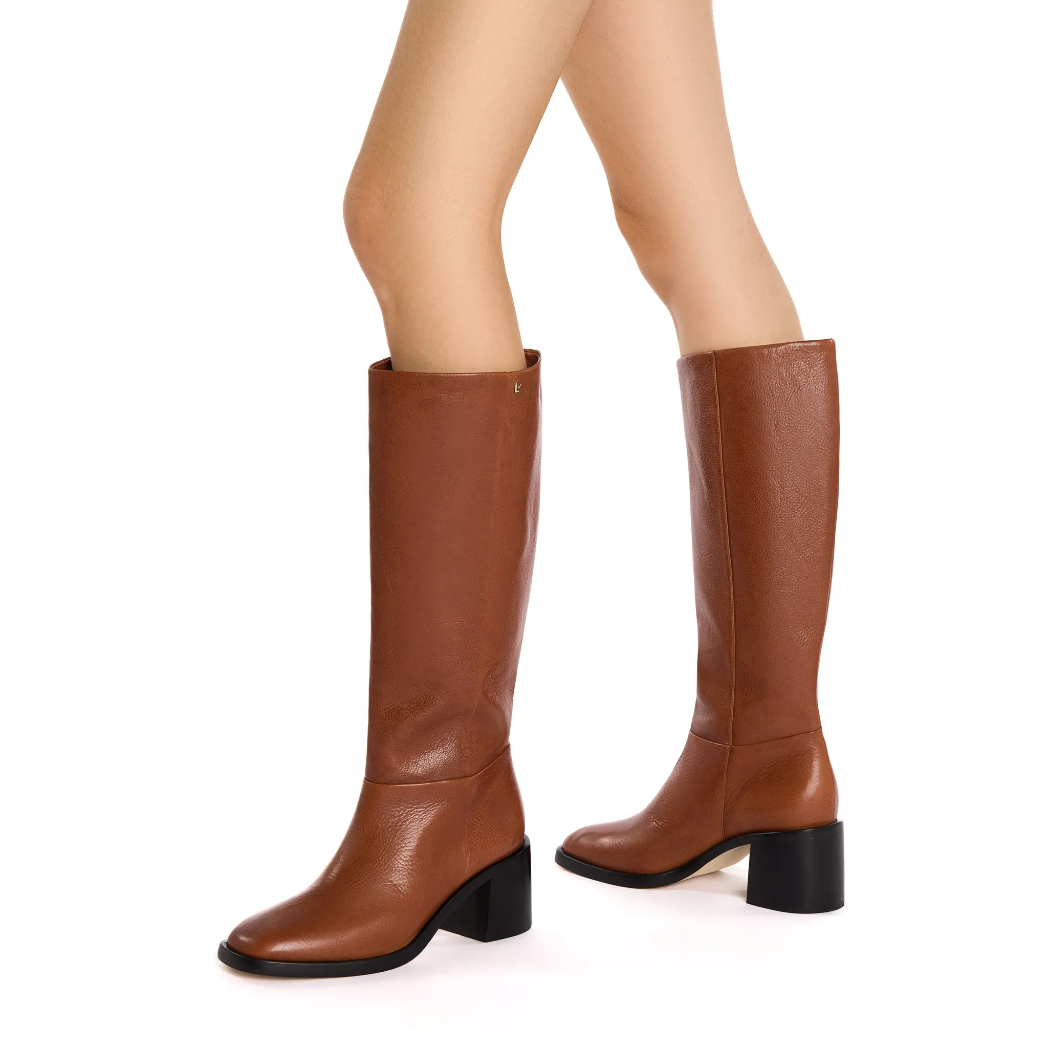 Ricky Boot In Mocca Leather sold by Larroude product image thumbnail 4
