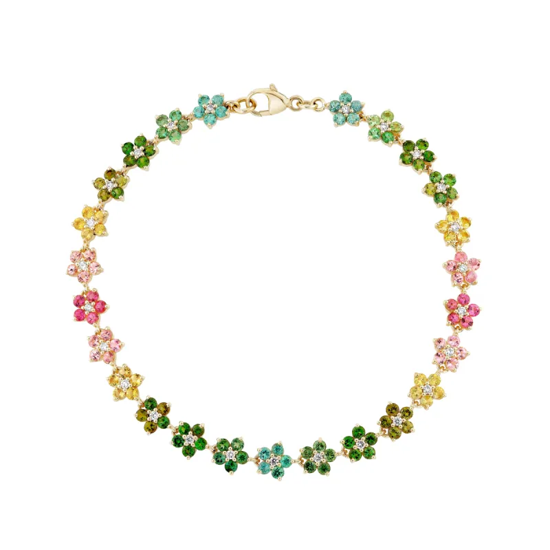 Tourmaline and Diamond Aurora Bracelet sold by Larroude