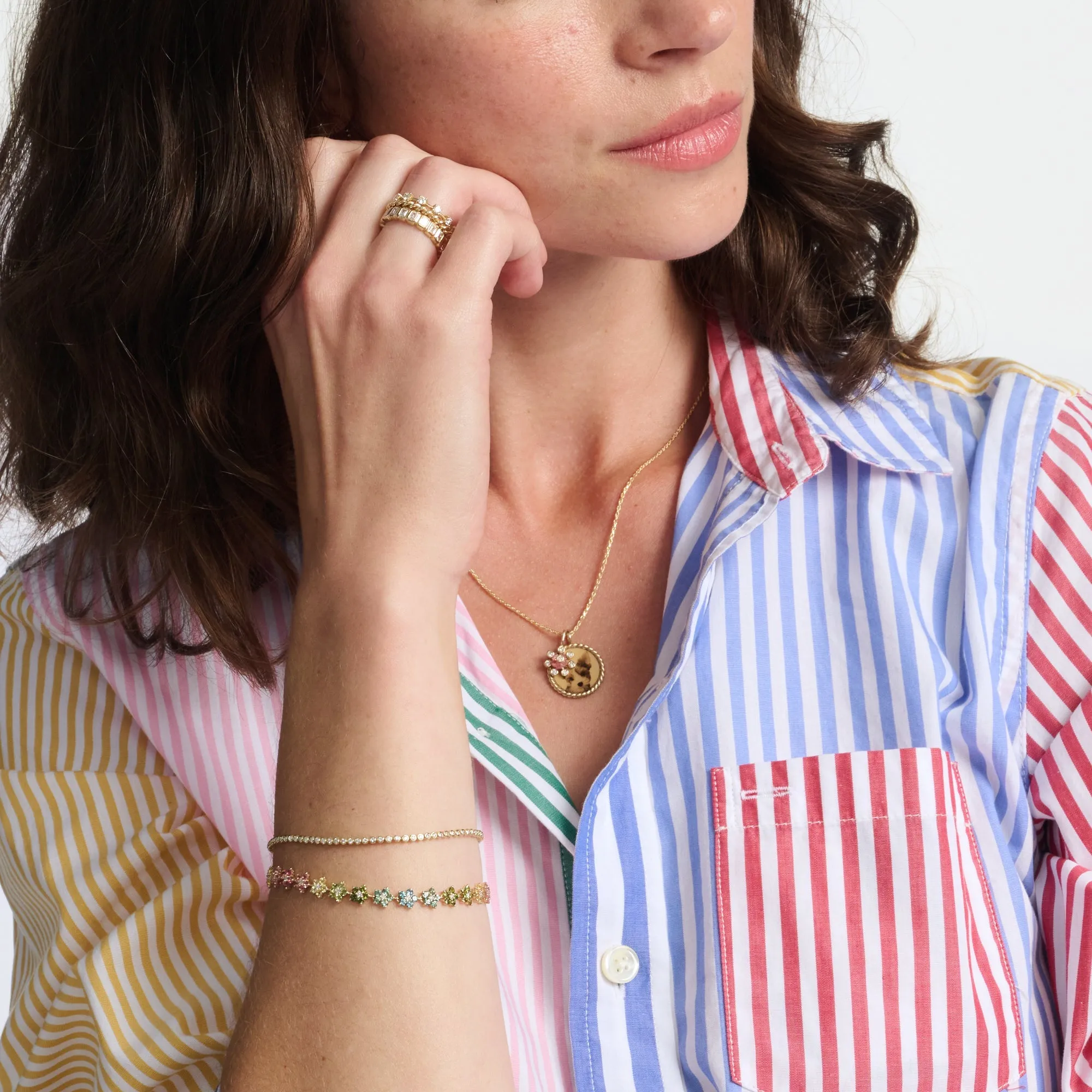 Tourmaline and Diamond Aurora Bracelet sold by Larroude product image thumbnail 2