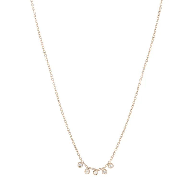 Mini Diamond Dash Necklace sold by Larroude