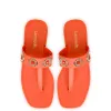 Milan S In Orange PVC sold by Larroude