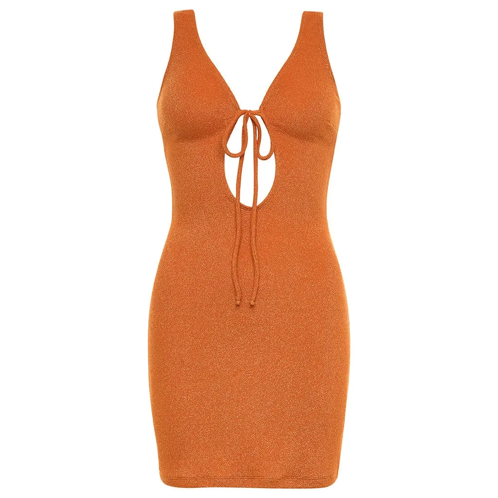 Terra Sparkle Juliet Mini Dress sold by Larroude