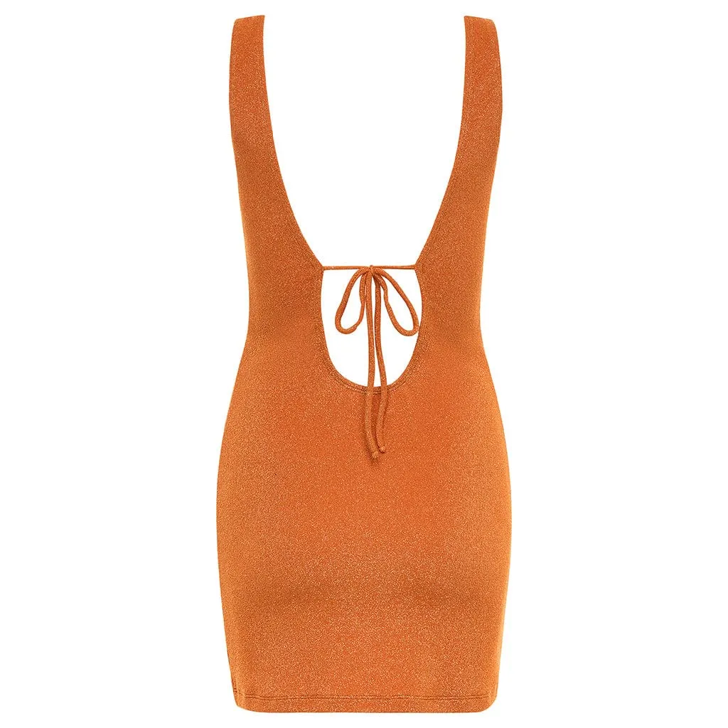 Terra Sparkle Juliet Mini Dress sold by Larroude product image thumbnail 3