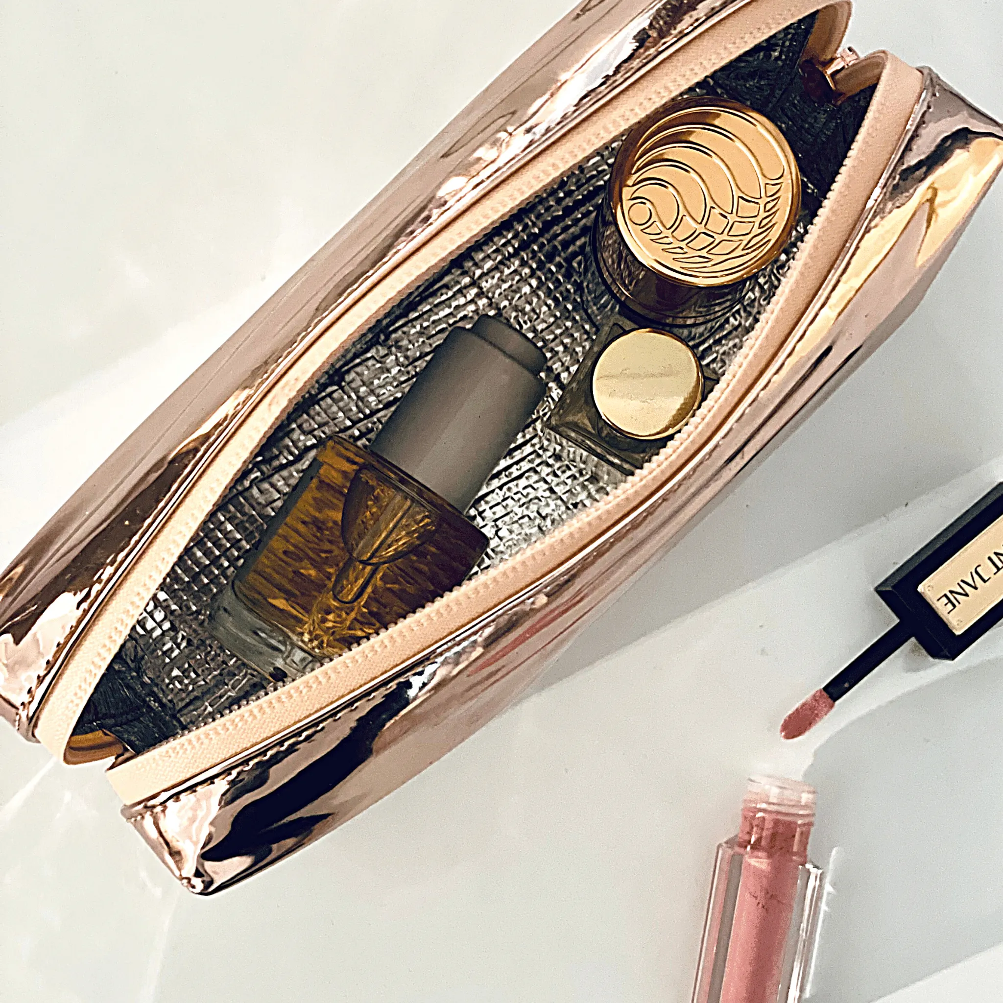 Performance Beauty Bag ROSE GOLD sold by Larroude product image thumbnail 2