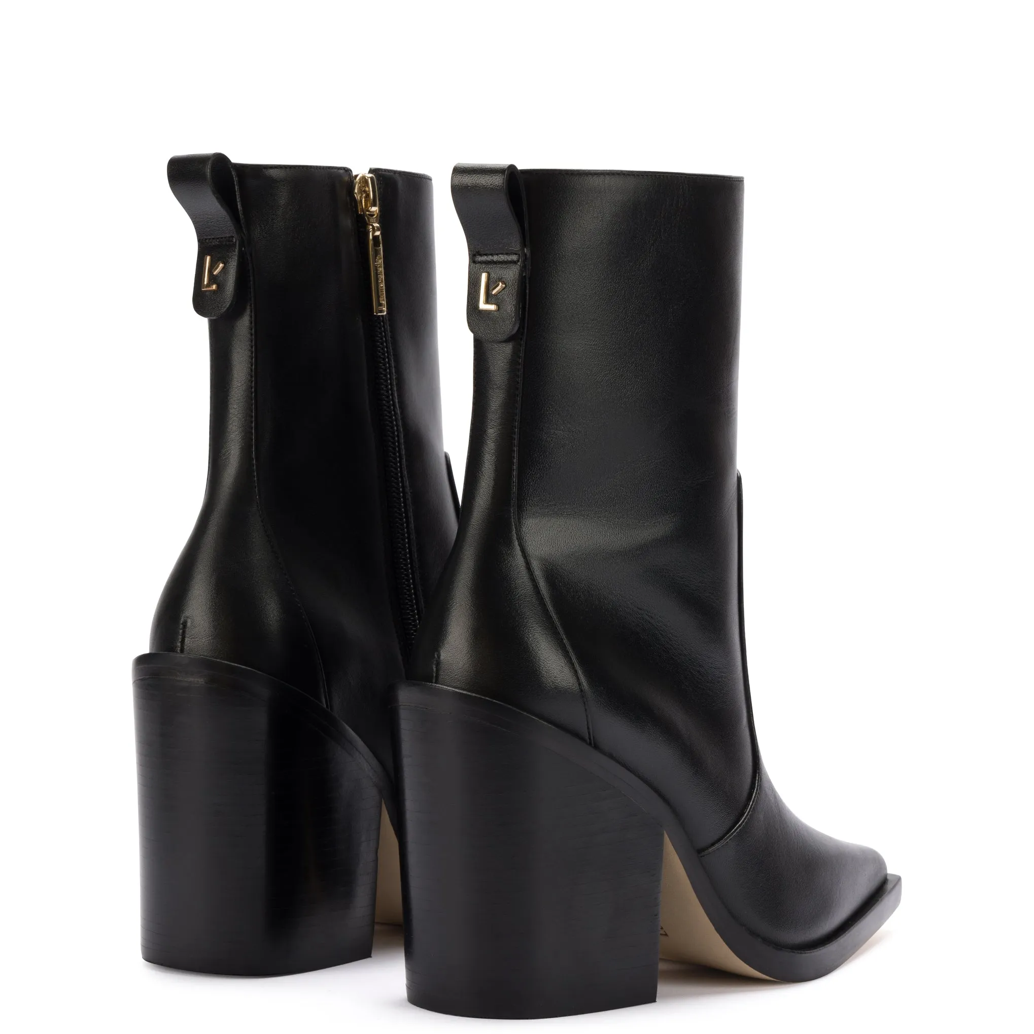 James Boot In Black Leather sold by Larroude product image thumbnail 3