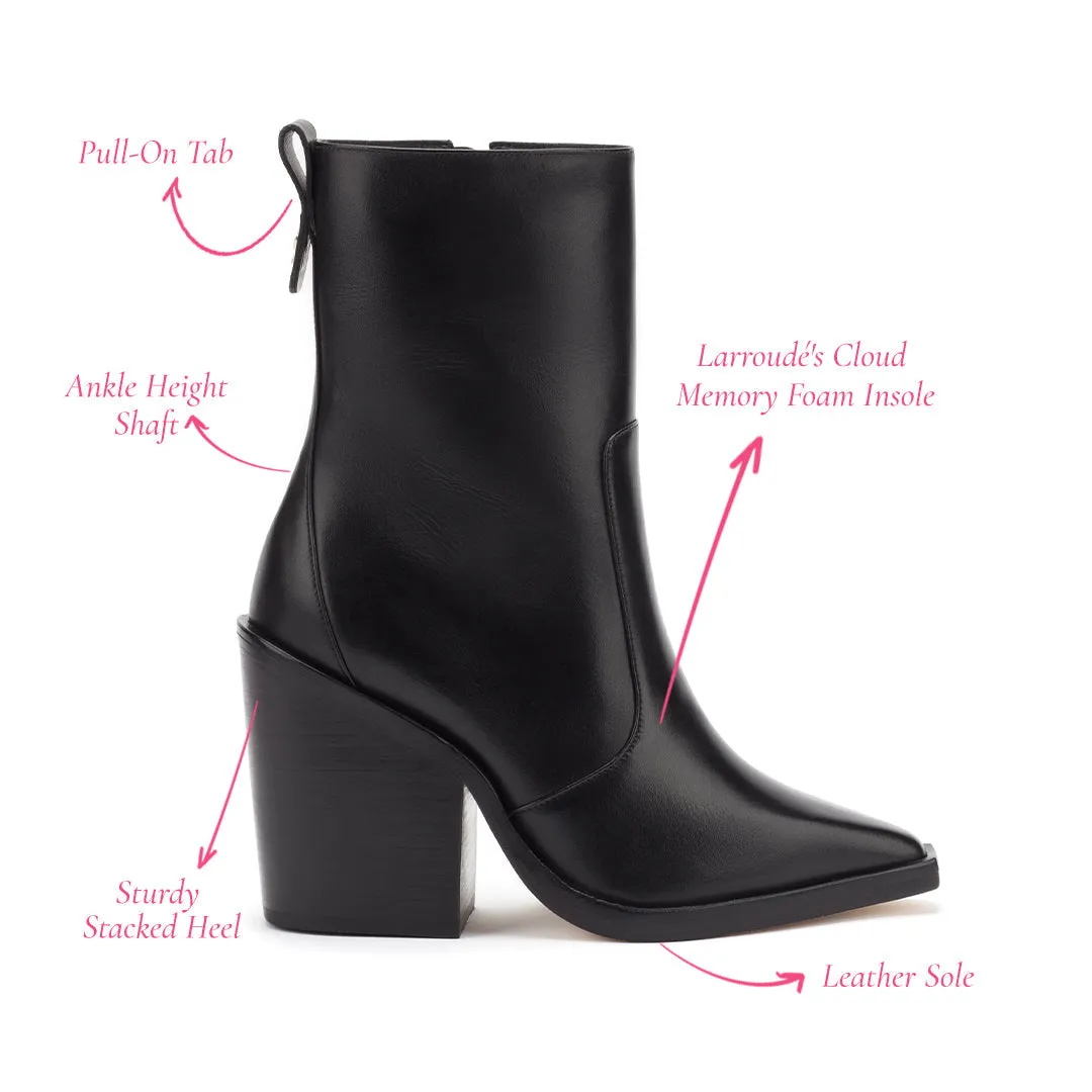 James Boot In Black Leather sold by Larroude product image thumbnail 5