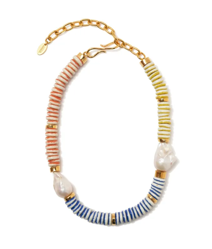 Tavira Necklace in Daydream sold by Larroude