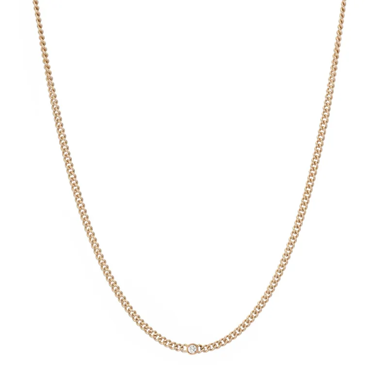 Carmella Diamond Necklace made by Larroude