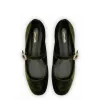 Blair Ballet Flat In Bosco Velvet sold by Larroude