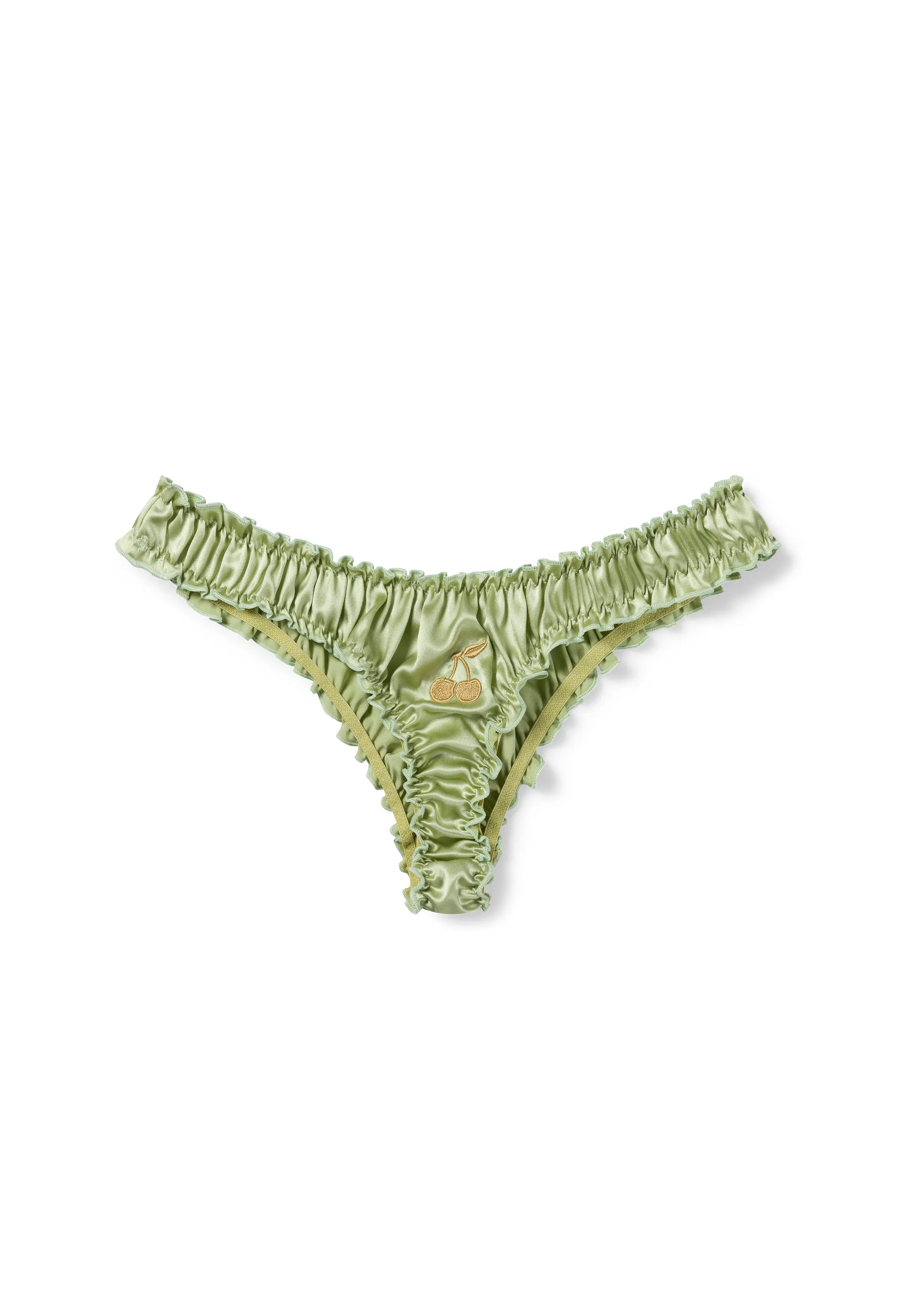 Pistachio Ruffle Thong sold by Fruity Booty product image thumbnail 3