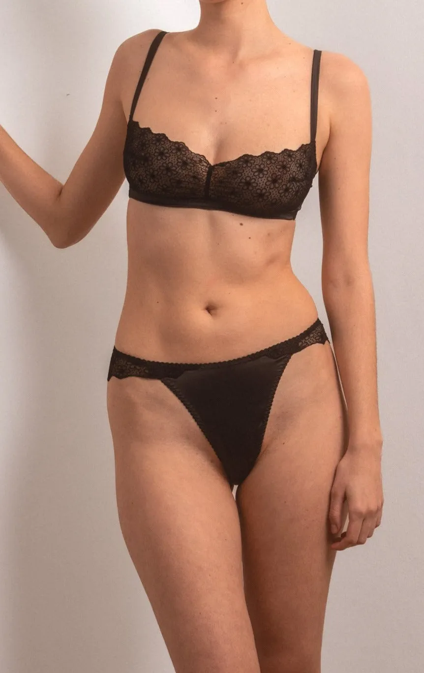 Black Daisy Brief sold by Fruity Booty product image thumbnail 5