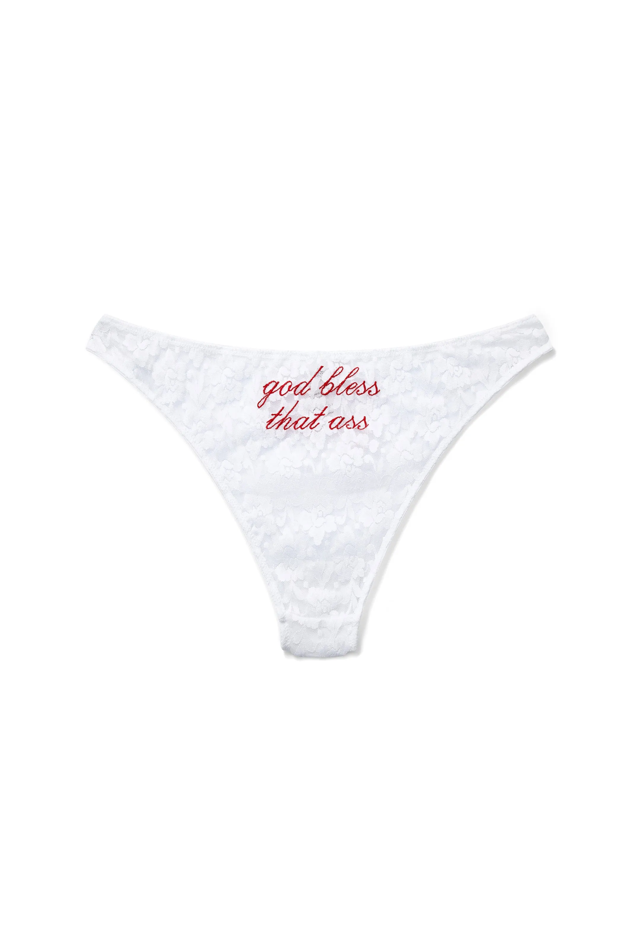 God Bless That Ass Lace Brief sold by Fruity Booty product image thumbnail 3