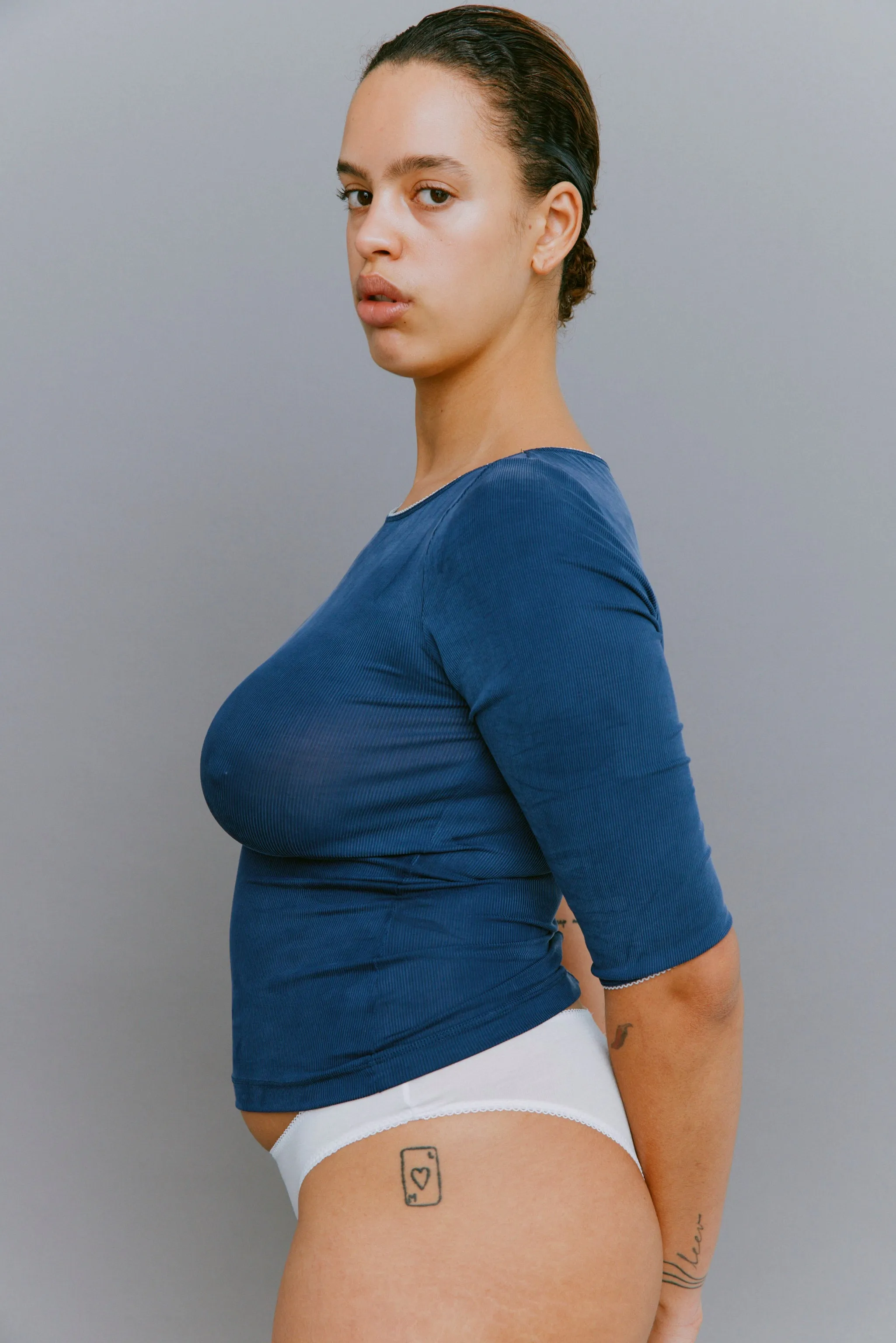 Second Skin 3/4 Sleeve sold by Fruity Booty product image thumbnail 5