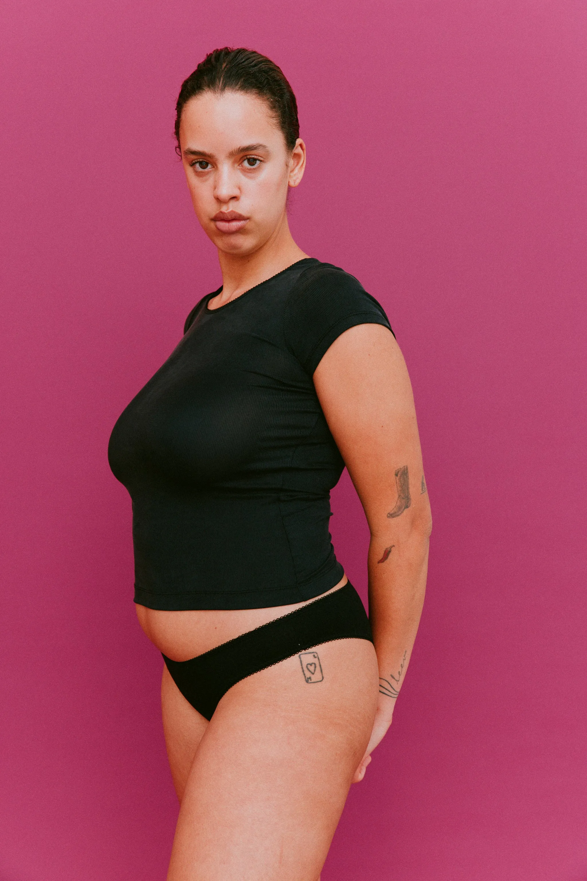 Second Skin Tee sold by Fruity Booty product image thumbnail 5