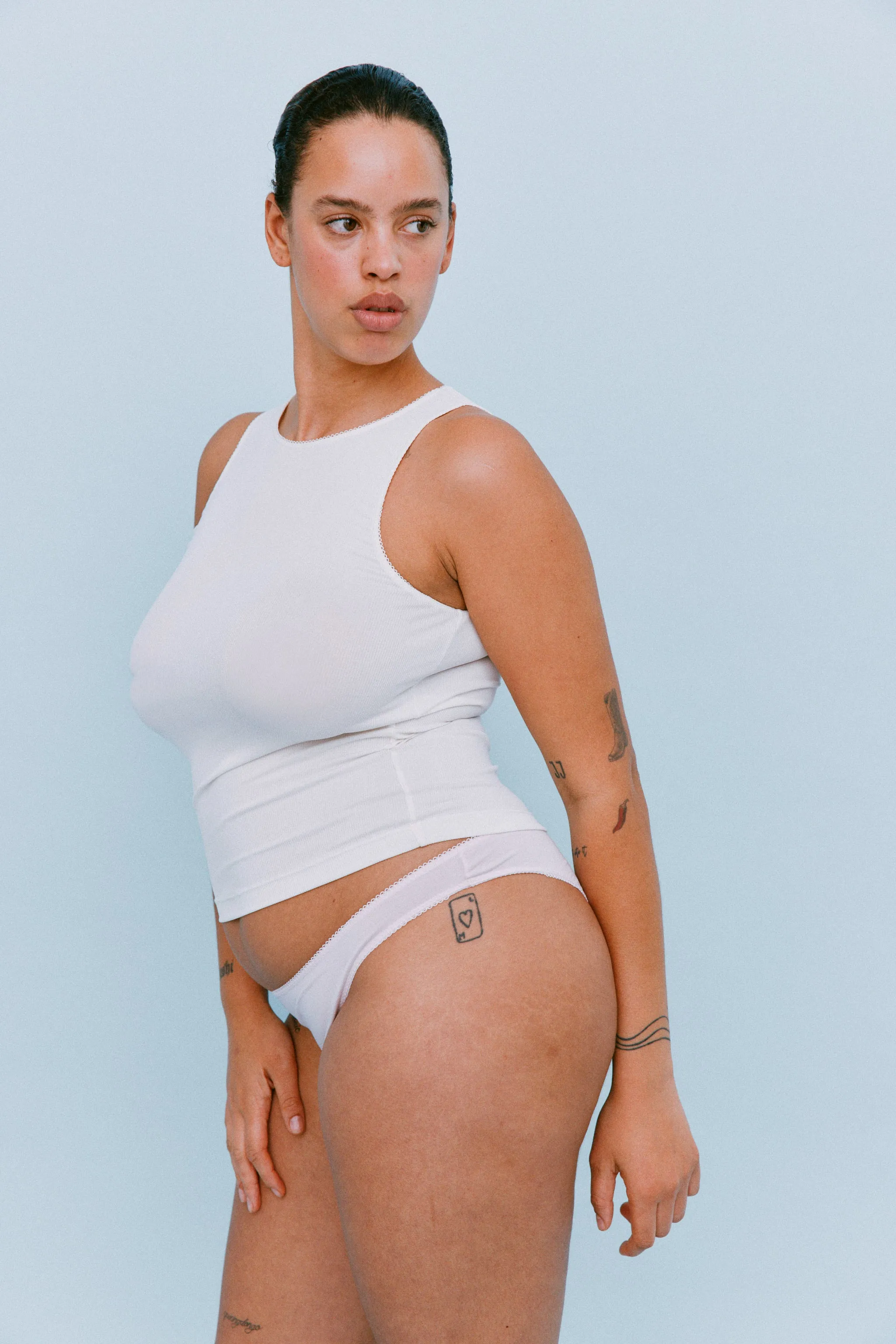 Second Skin Tank sold by Fruity Booty