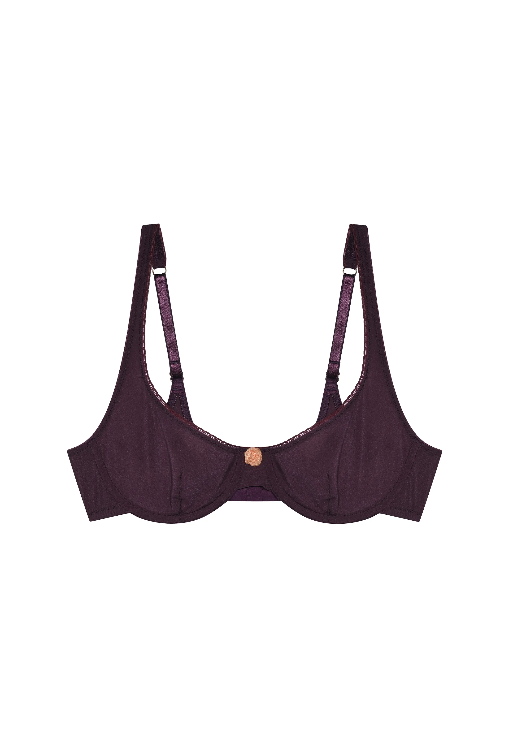 Dusty Plum Bra sold by Fruity Booty product image thumbnail 3