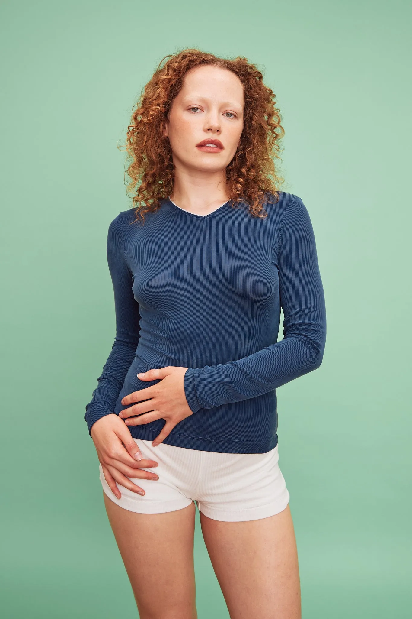 Second Skin V-Neck sold by Fruity Booty product image thumbnail 2