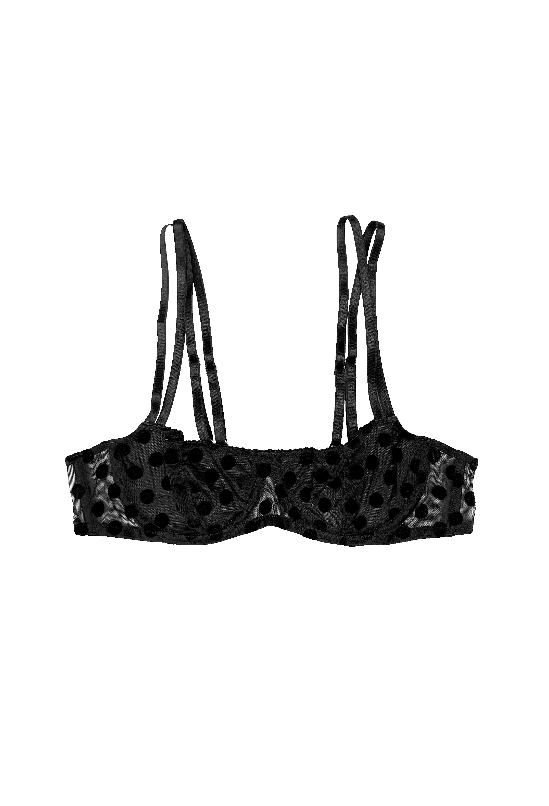 Polka Flock Bra sold by Fruity Booty product image thumbnail 3