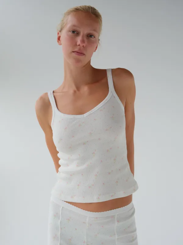 Rosette Tank sold by Fruity Booty