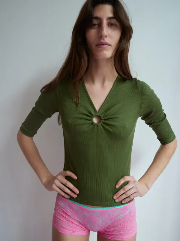 Ring 3/4 Sleeve Top made by Fruity Booty