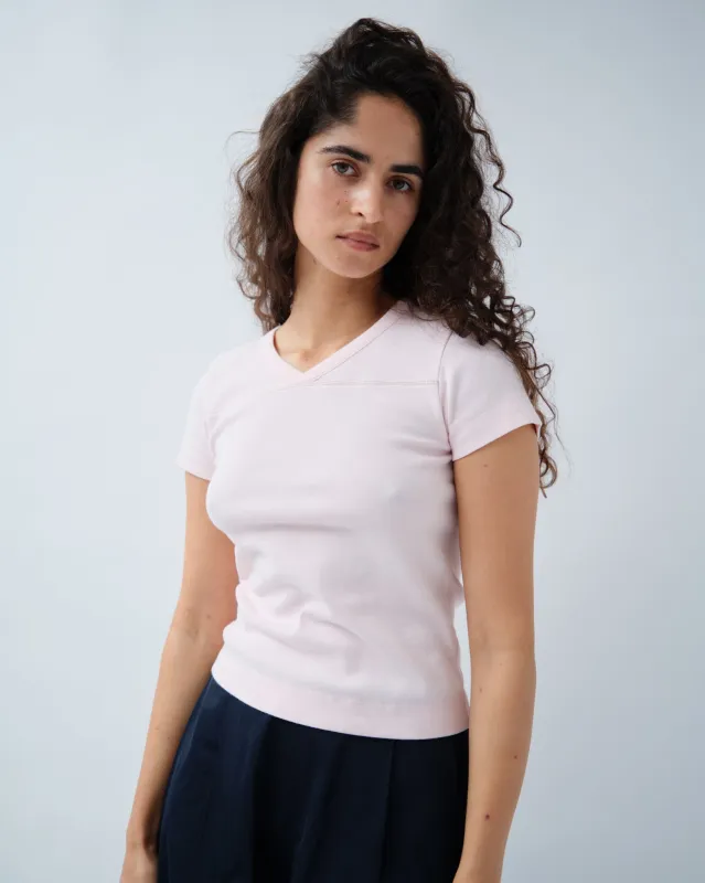 Rhubarb V-Neck Tee sold by Fruity Booty