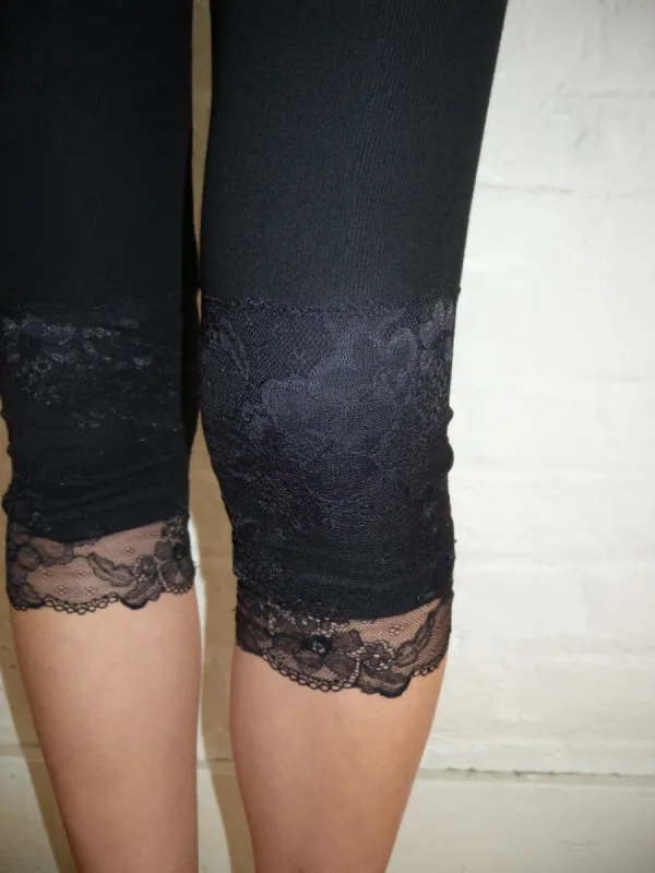 Black Lace Capris sold by Fruity Booty