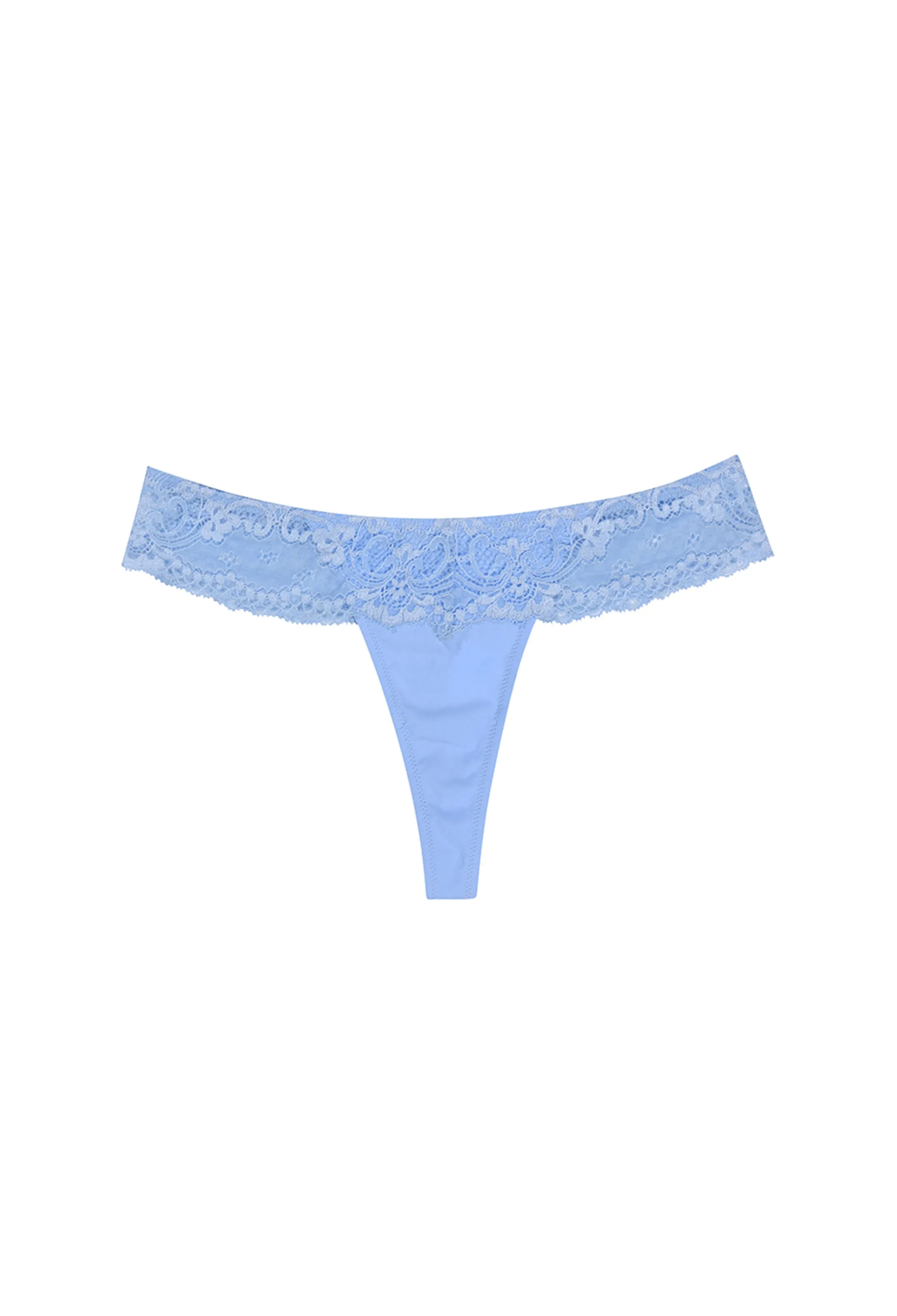 Cornflower Lace Thong sold by Fruity Booty product image thumbnail 3