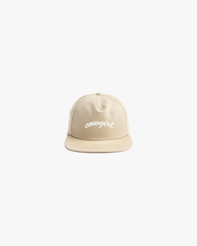Cowgirl Script Cap (Ivory) made by Cowgirl