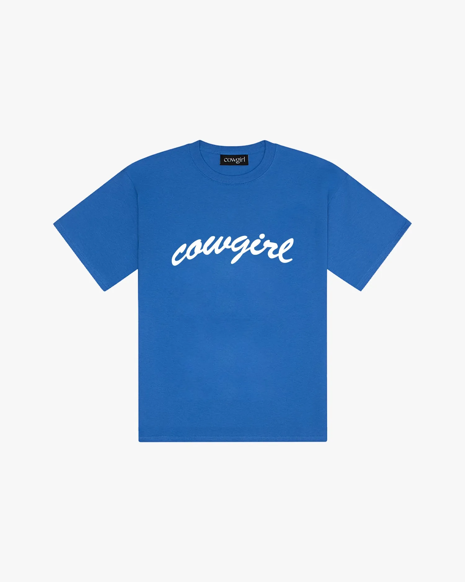 Cowgirl Script T Shirt (Royal Blue) sold by Cowgirl