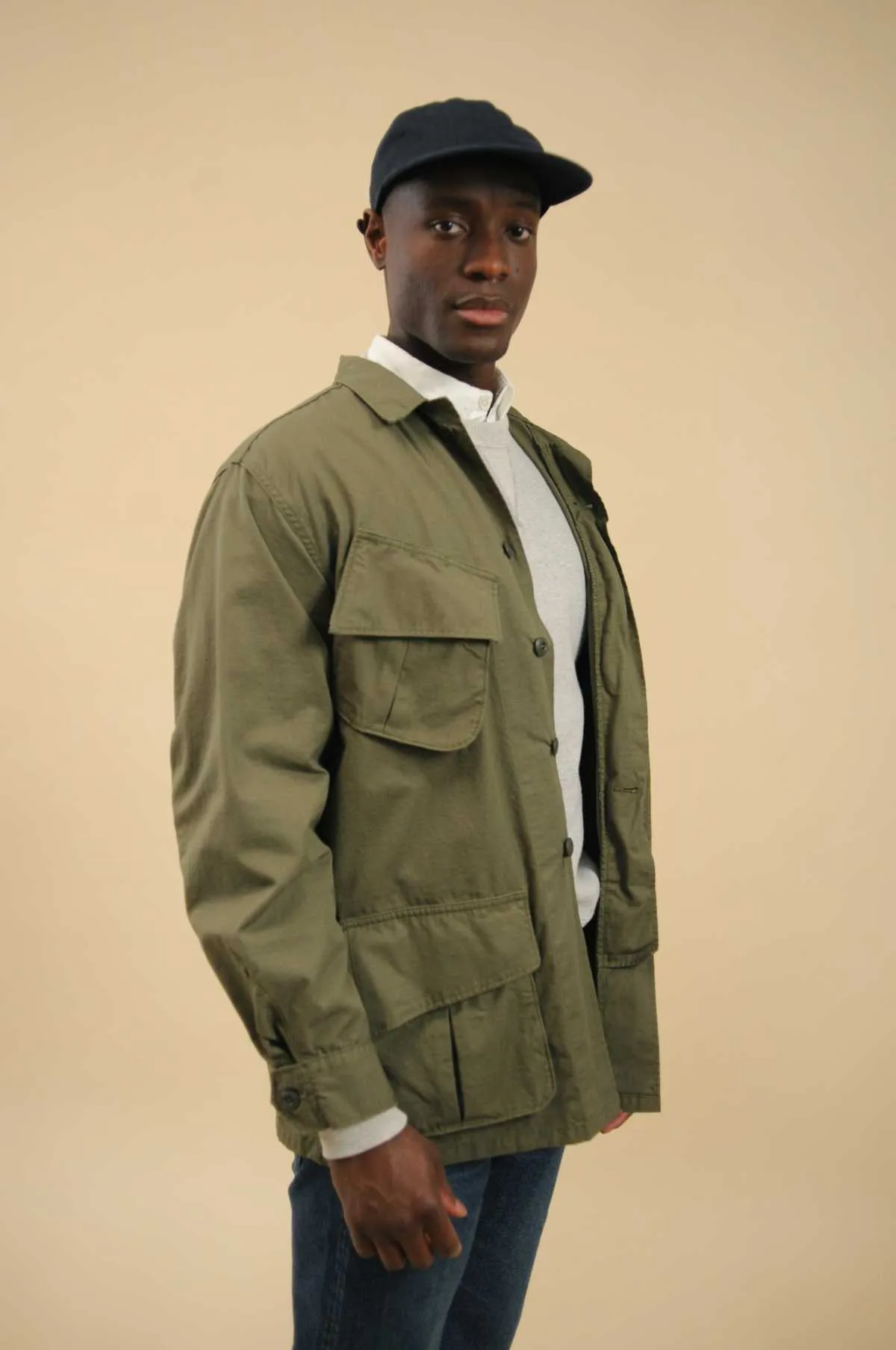 US Tropical Jacket Army Green sold by The Hambledon product image thumbnail 3