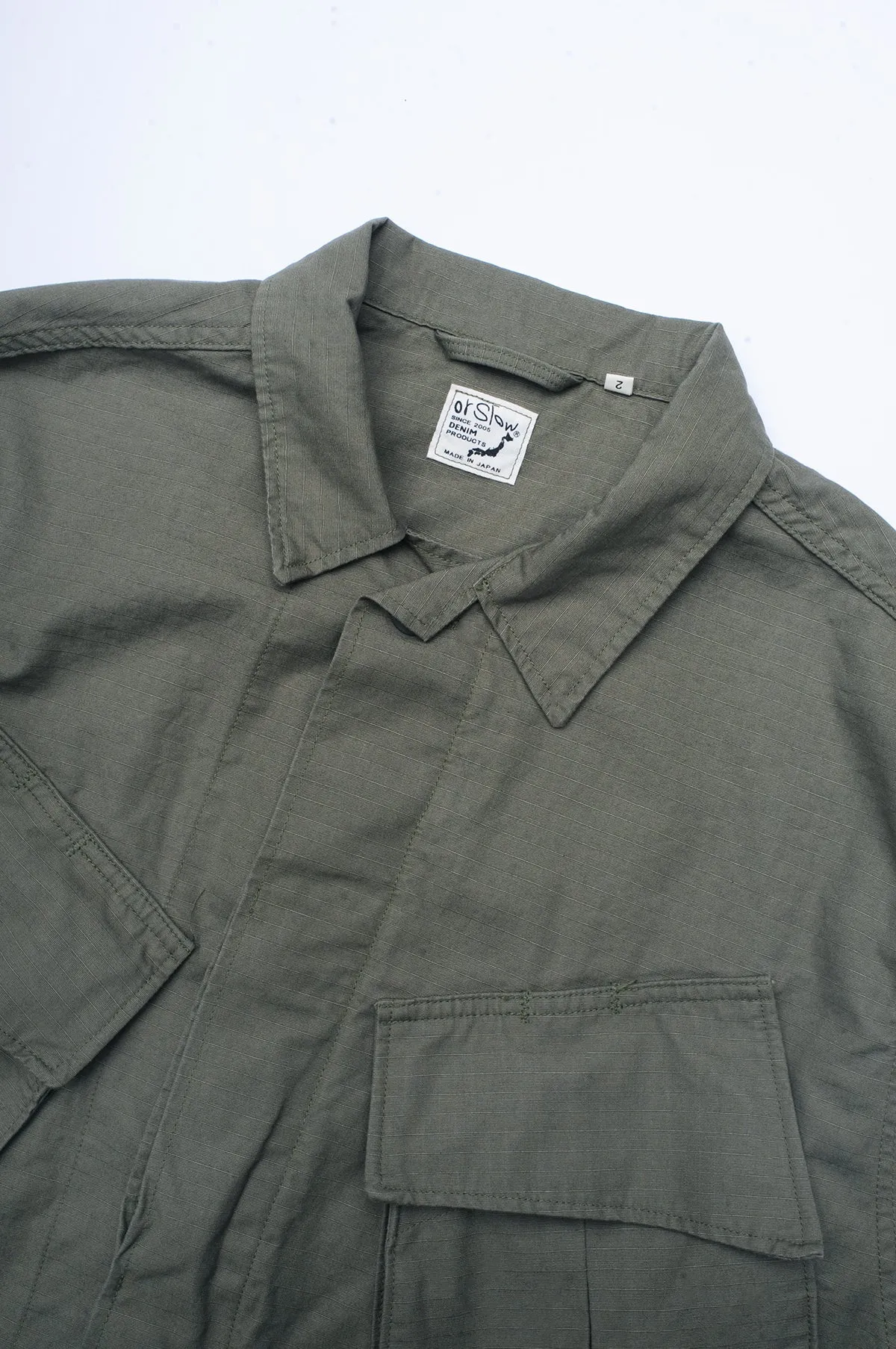US Tropical Jacket Army Green sold by The Hambledon product image thumbnail 5