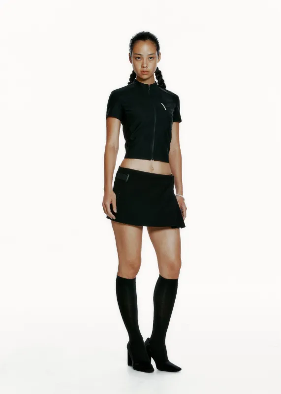 Zip Shirt w/ Pin made by HYEIN SEO