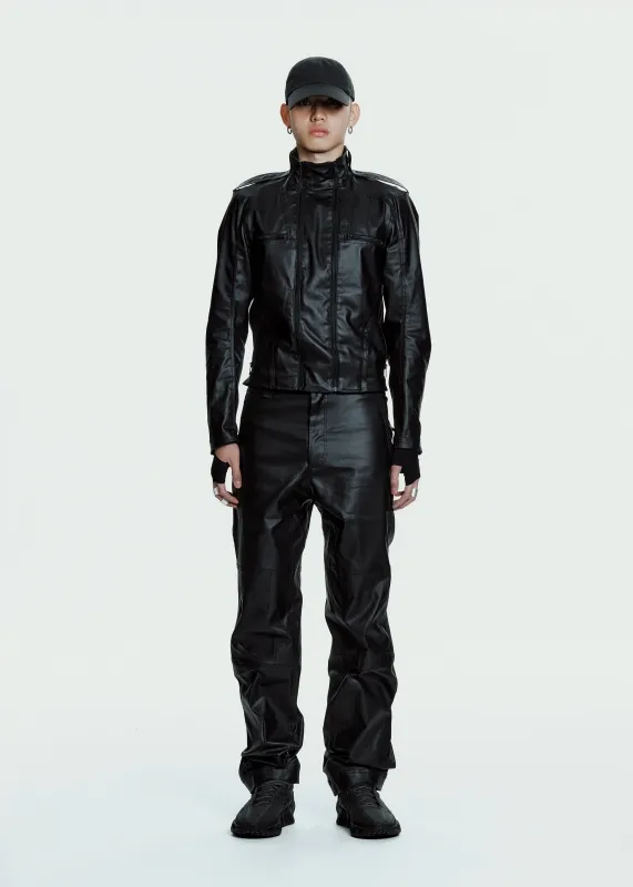 Coated Cotton Rider Pants made by HYEIN SEO