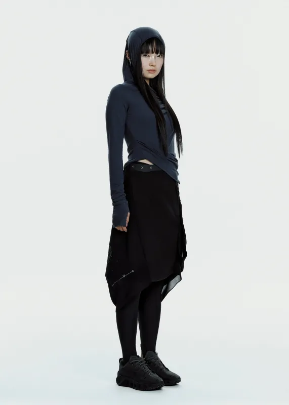 Hooded Shirring Top made by HYEIN SEO
